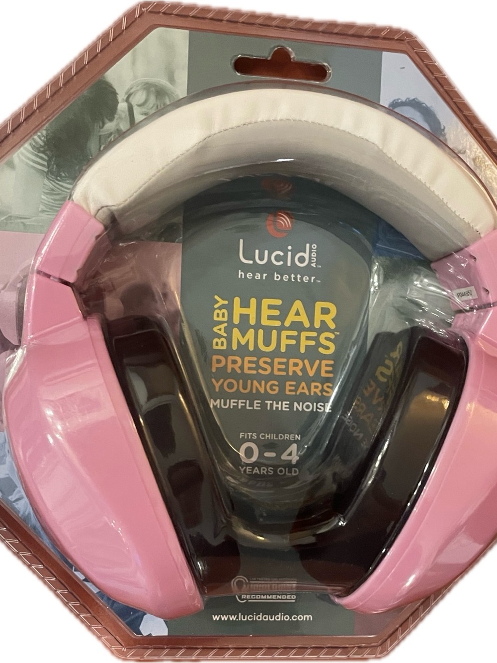 Lucid Audio Baby Hear Muffs - Pink